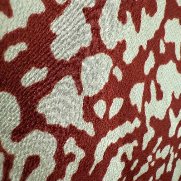 HELLO MOLLY | Red and White Crowd Dispersed Midi Satin Slip Dress | 8 BNWT - Picture 5 of 7